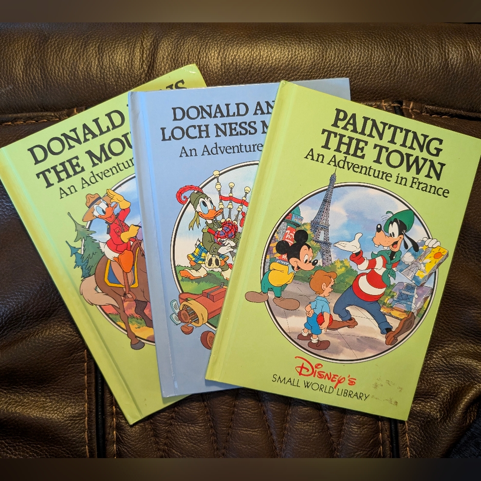 Disneys Small World Library 3 Book Bundle